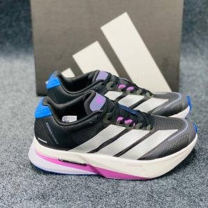 Adidas Adizero Boston 13 Black White & Purple